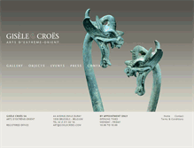 Tablet Screenshot of giselecroes.com